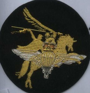 Handmade Embroidered Custom Made Bullion Wire Royal Crown Peak Cap Patches 3D Embroidery Golden <b>Silver</b> Fashion Badges Uniform - Product Image 2