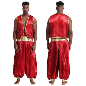 Conjuntos de Disfraces de Príncipe Árabe para Hombre, Chalecos y Pantalones Largos para Cosplay, Clubwear, Espectáculos de Cuentos de Hadas, Juegos de Rol y <span class=keywords><strong>Carnavales</strong></span> - Product Image 2