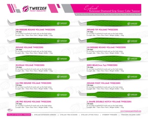 Pinzas de Pestañas Premium Personalizadas Punta de Fibra de Colores Personalizados Pinzas de Extensión de Pestañas Tipo de Punta Puntiaguda para Eficaz - Product Image 6