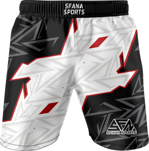 Shorts de combat personnalisés pour hommes avec tissu anti-transpiration pour les séances d'entraînement MMA, BJJ et fitness - Product Image 3