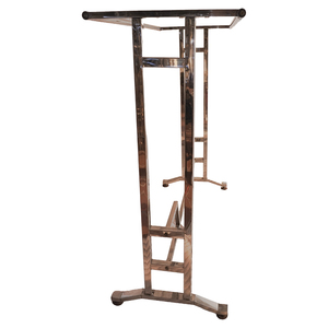 Expositor de Ropa Plegable Moderno de Varios Niveles, Desmontable, Resistente, de Metal, Portátil, para Exhibición de Prendas en Tiendas - Product Image 5