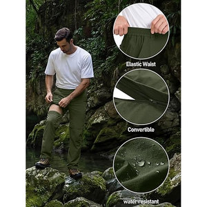 Pantalones Cargo de Diseño Clásico, Ligeros, Transpirables, de Mezcla de Algodón de Alta Calidad, Ajuste Flexible, Múltiples Bolsillos, Estilo Elegante - Product Image 3