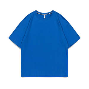 Camiseta OMMIZ de 180 g/m², Oversize, Hombros Caídos, Manga Tres Cuartos, Color Liso, 95% Algodón, 5% Elastano, Algodón Ice Porcelain - Product Image 6