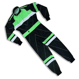 Nuevo traje de carreras de karting resistente con tela resistente a la decoloración y traje de karting multicolor para adultos. - Product Image 3