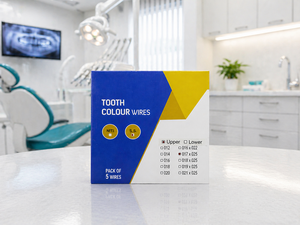 Fil orthodontique rectangulaire en acier inoxydable pour la couleur esthétique des dents, certifié CE, OEM - Product Image 2
