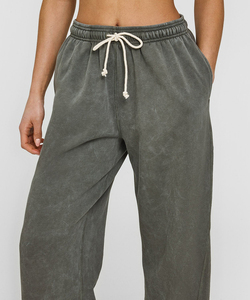 Pantalon de survêtement vert olive pour homme, taille élastique avec cordon de serrage, décontracté, poids moyen, respirant, pour l'automne - Product Image 6