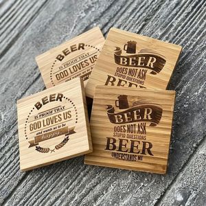 Luxury Wooden Coaster Set Round Natural <b>Wood</b> <b>Slices</b> Heat Resistant Modern Eco-Friendly Reusable Table Mats Pads - Product Image 6