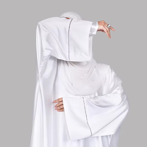 Wholesale High Quality <b>Chiffon</b> <b>Abaya</b> for Modern Women's Modest Clothing Natural Waistline-Fashion Companies & Retail Chains - Product Image 2