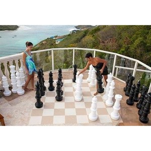 Handcrafted Elegant Hand-Painted Pine <b>Wood</b> <b>Chess</b> <b>Set</b> - Wholesale - Product Image 3
