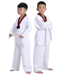 Uniforme de Taekwondo al por Mayor, Dobok de Algodón Premium para Hombres, Mujeres, Niños y Entrenamiento en Academias Deportivas - Product Image 2