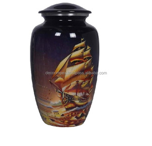 โกศโลหะสไตล์อเมริกันคลาสสิกทนทานสำหรับใส่ขี้เถ้าขี้เถ้าขี้เถ้า - Product Image 1