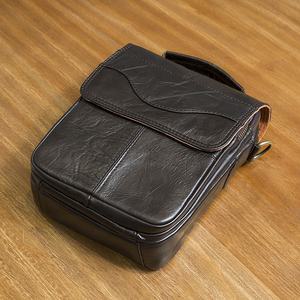 Bolso escolar de cuero, bandolera de hombro, a la moda, para la universidad, LKU-0005 - Product Image 3