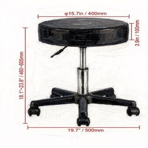 "<b>Office</b> Rolling <b>Stool</b> with Wheels" - Product Image 3