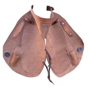 Delantal de Herrador de Cuero Genuino de Calidad, Delantal Ligero para Herrar Caballos de 75 cm con Soporte para Patas - Product Image 1