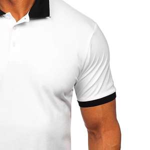 Polos de Algodón y Seda con Logotipo Bordado al por Mayor, Polos de Golf Lisos de Alta Calidad, Polos Personalizados - Product Image 4