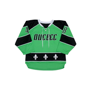 Maillots de hockey sur glace personnalisés de haute qualité avec tissu en mesh, sublimation et twill, uniformes de hockey sur glace, vêtements de sport - Product Image 4