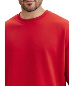 Nouvelle collection de sweat-shirts pour hommes, grande taille, manches longues, col et épaules tombants, couleur unie, 100% coton imperméable, confortable - Product Image 5