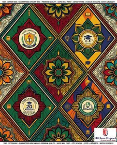 Custom African Wax Print Fabric Manufacturer School Anniversary Convention Uniform Celebration Textile Supplier OEM ODM - Product Image 6