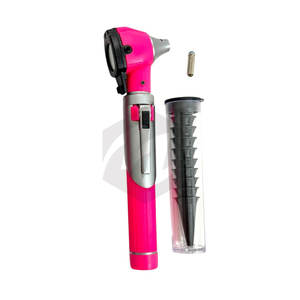 Otoscope LED de diagnostic ORL de qualité supérieure pour étudiants et usage domestique, format de poche, couleur rose, outil d'examen médical - Product Image 2