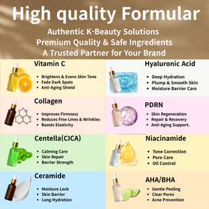 Sérum facial anti-rides éclaircissant de qualité supérieure, infusé à la vitamine C, soins de la peau en marque privée, OEM Seromore SFS0004 - Product Image 4