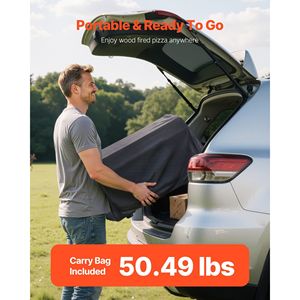 Horno de Pizza Portátil de Gas Propano de 16 Pulgadas con Rotación Eléctrica y Bolsa de Transporte Reforzada para Cocina al Aire Libre - Product Image 6