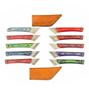 Durable Multi Usage Damascus Steel <b>Blade</b> Outdoor Camping Sheep <b>foot</b> Edge Fixed <b>Blade</b> Knife - Product Image 1