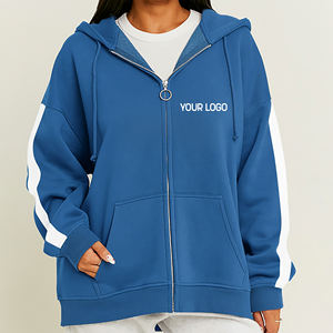 Sudadera con Capucha de Invierno de Alta Calidad, con Cierre Completo, Unisex, Estilo Urbano, 100% Algodón - Product Image 1