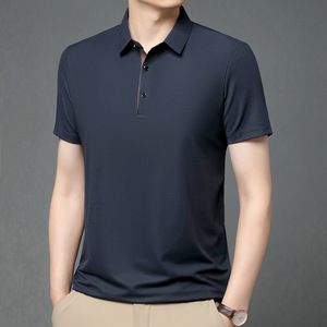 Camiseta Polo de Manga Corta para Hombre, Diseño Personalizado con Logotipo Bordado e Impreso, Color Sólido, Verano, Moderna y Cómoda - Product Image 4