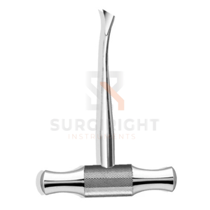 Instrumento Quirúrgico Dental de Acero Inoxidable Angulado Izquierdo Tipo X-Bar para Elevación Precisa de Raíces Dentales de SurgiRight - Product Image 2