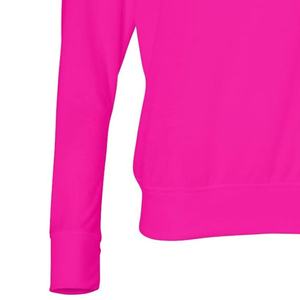 Personalizado de talla grande de gran tamaño fuera del hombro de terciopelo Logo frontal bordado Primavera Otoño Invierno Casual Moda Active Wear Sorority - Product Image 4