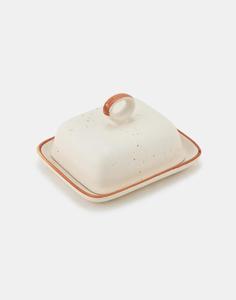 Mantequillera Minimalista con Tapa de Agarre y Acabado Glaseado, Bandeja Compacta para Servir, Elegante Soporte para Guardar Mantequilla en la Encimera de la Cocina - Product Image 4