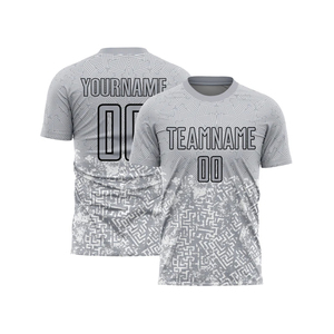 Quick Dry Breathable Comfort Soccer Jersey for Children Short Sleeve Team Jersey Custom Team Name Digital Print 100% Polyester - Product Image 5