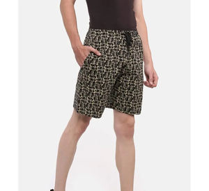 กางเกงขาสั้นลำลองผู้ชายรุ่นใหม่ ดีไซน์ทันสมัย ผ้าฝ้าย 100% ออกแบบเองได้ ลายเรียบ สีพื้น เป็นมิตรกับสิ่งแวดล้อม กันน้ำ ระบายอากาศได้ดี - Product Image 1