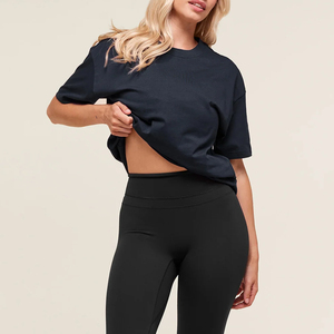 Camiseta Informal de Corte Regular para Mujer, Suave y Transpirable, de Manga Corta, para Uso Diario, Camisetas de Verano para Mujer - Product Image 4
