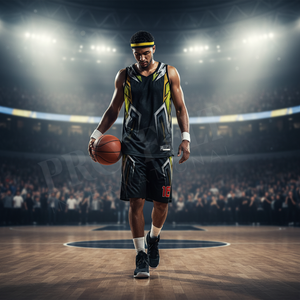 Vêtements de sport de basketball personnalisés en gros, uniformes personnalisés, ensemble maillot et short imprimés double face pour kit de tournoi professionnel - Product Image 3