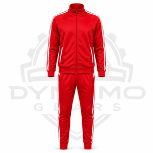 Custom Men's Sports Tracksuit Set 2 Piece Zip-Up <b>Hoodie</b> & Jogger Pants Polyester Cotton Gym Running Casual Sweat Suit OEM ODM - Product Image 1
