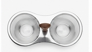 Support en bois de qualité supérieure avec 2 porte-verres, design minimaliste, étagère de rangement pour boissons détachable pour la cuisine - Product Image 2