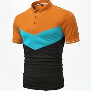Nouveaux polos pour hommes 2026 en gros – Polo homme tendance en mélange de coton, manches courtes, coupe ajustée, confortable pour l'été - Product Image 2