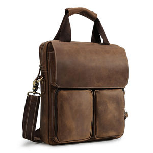 Indian Supplier Designer Leather Messenger Bag with <b>Laptop</b> <b>Sleeve</b> for Business Office Travel and Use Available For Sale - Product Image 6