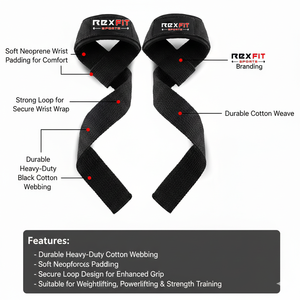 Correas Rexfit Sport Ab para Barra de Dominadas, Almohadillas Acolchadas Suaves para Brazos, para Entrenamiento de Abdominales, Fuerza del Core y Ejercicios de Piernas - Product Image 5