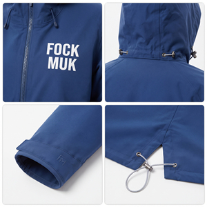 <b>Women</b> Hiking Camping <b>Long</b> <b>Hood</b> Jacket Full Zipper Waterproof Rain Coat <b>Women's</b> Embroidered Logo Outdoor Hard Shell <b>Long</b> Coat - Product Image 6