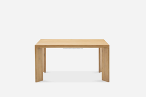 Durable Wooden Luxury Dining Table Dining Room Furniture Set Contemporary Modern Design Home Apartment Farmhouse School Park - Product Image 2