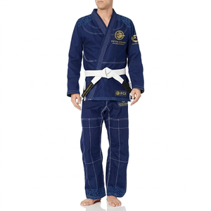 Uniforme de Jiu-Jitsu Brasileño para Niños, Preencogido, 350 g/m², Tejido de Perlas, Kimono de Jiu-Jitsu Brasileño con Cinturón, Logotipo Personalizado, Traje de Artes Marciales de Entrenamiento - Product Image 1