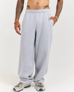 Pantalon de jogging en coton 100% 345 GSM avec logo personnalisé, coupe large élastique, épais, pour homme, décontracté, mi-hauteur, disponible en OEM - Product Image 3