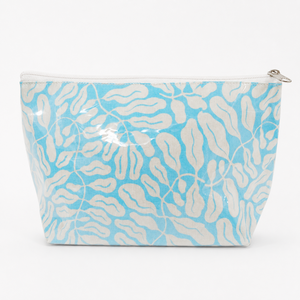 Cotton PVC Cosmetic <b>Bag</b> Custom Printed <b>Clear</b> Bottom Zipper Makeup <b>Toiletry</b> Travel Pouch Wholesale OEM ODM Private Label Supplier - Product Image 4