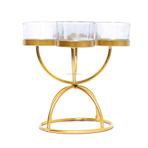 Candle <b>Holder</b> Home Restaurant Hotel Office Wedding Decor Gold Metal and <b>Glass</b> Table Candle <b>Holder</b> Best Metal with High Quality - Product Image 5