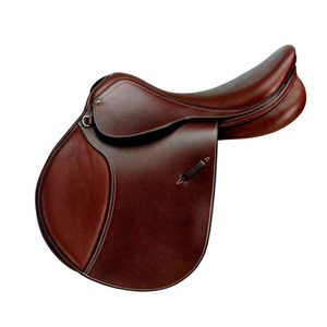 Selle d'équitation anglaise classique en cuir véritable, équipement d'équitation haut de gamme, fabriqué à la main, confortable, durable et léger - Product Image 3