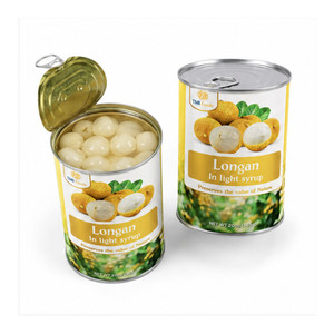Delicioso Longan Enlatado de Primera Calidad, Precio Bajo de Fábrica en Vietnam, el Más Vendido, Empacado en Latas de Varios Tamaños - Product Image 1