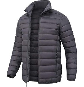 Veste matelassée premium pour homme, légère, isolante, coupe-vent, zippée, pour l'hiver, les voyages en plein air et les températures froides - Product Image 2