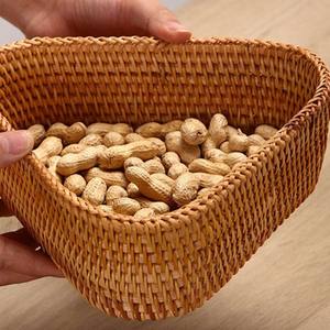 Bandeja Triangular de Ratán Natural para Frutas, Cesta de Servir Tejida a Mano para Frutas, Aperitivos, Almacenamiento en la Cocina, Decoración del Hogar, Exportador de Vietnam - Product Image 4